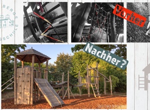 Neues Außenspielgerät für die Kinder der Hellwegschule in Hamm-Berge