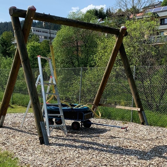 Erneuerung des Spiel- und Matschplatz im Freibad Vöhrenbach
