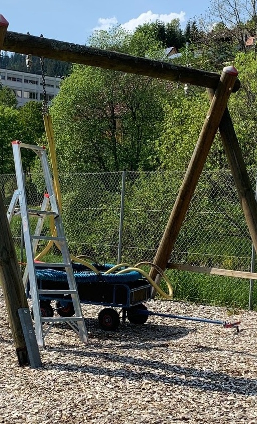 Erneuerung des Spiel- und Matschplatz im Freibad Vöhrenbach