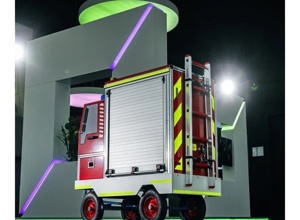 Rollcontainer Brandschutzerziehung Kinderfeuerwehr Giebelstadt