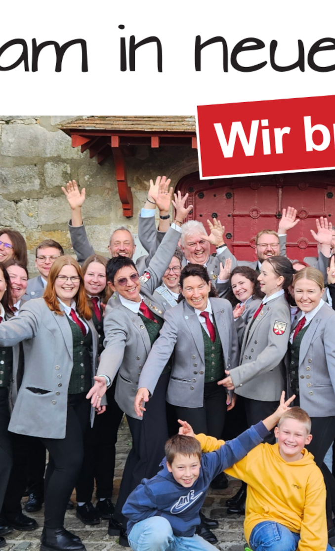 Neue Uniform der Musikkapelle Höfendorf e.V.