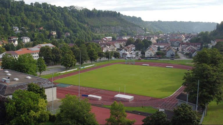 Umrüstung der Flutlichtanlage im Albeck-Stadion auf LED-Beleuchtung