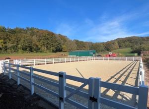 Abziehgerät für den Reitplatz des RZV Alftal