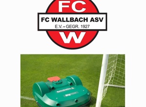 Mähroboter Rasenplatz FC Wallbach
