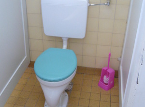 Eine neue Toilette für die Schulwerkstatt