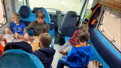 Der AbenteuerBus muss über´n TÜV