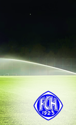 LED-Flutlichtanlage für den Rasensportplatz