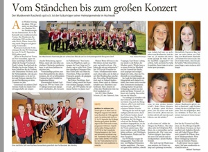 Neue Uniformen für den Musikverein Rascheid