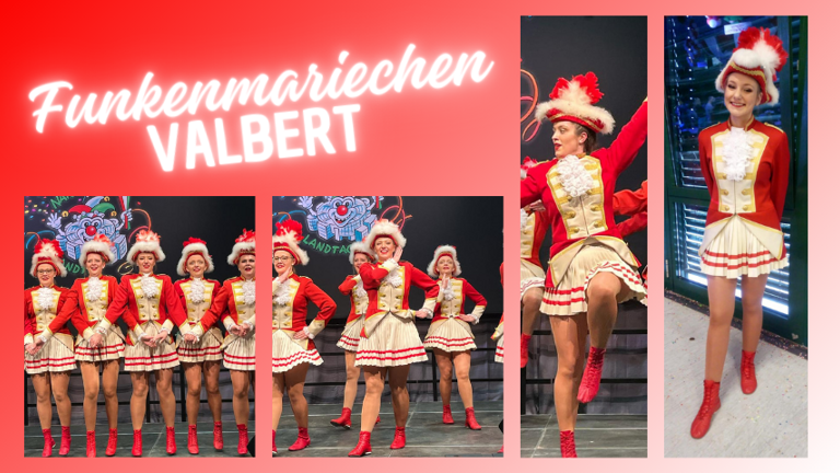 Neue Tanzuniformen für die Funkenmariechen Valbert