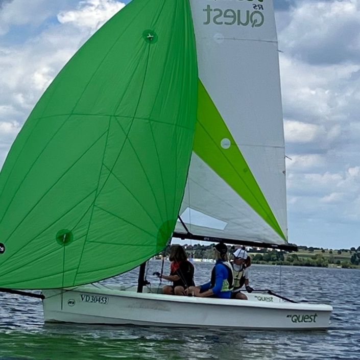 Die  2te neue Trainingsjolle Segelverein SKMW