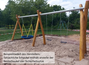 Schaukel für die Kindertagesstätte St.Ägidius Stöckach