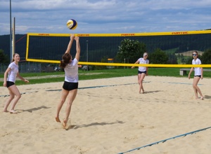 Bau von 2 Beachvolleyballfeldern auf dem Vereinsgelände des PTSV Hof