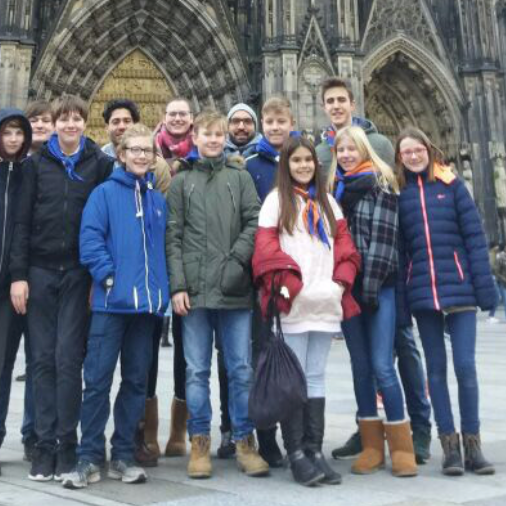 Abholung des Friedenslichtes in Wien