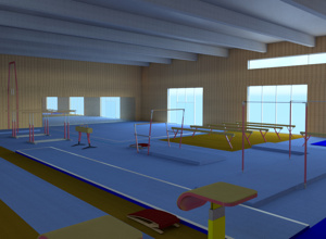 Eine Gerätturnhalle für Überlingen