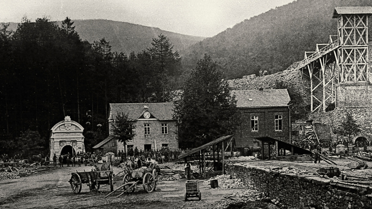 Kunst am Reinhold Forster Erbstollen in Siegen-Eiserfeld