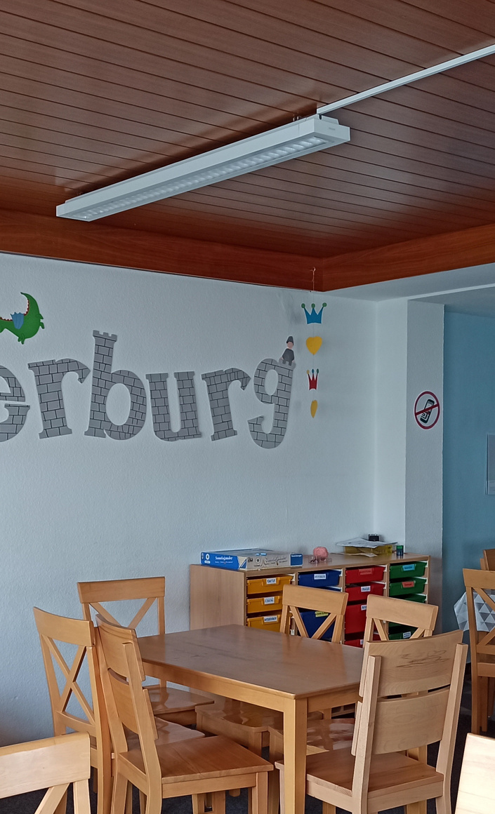 Matschanlage für die Kinderburg
