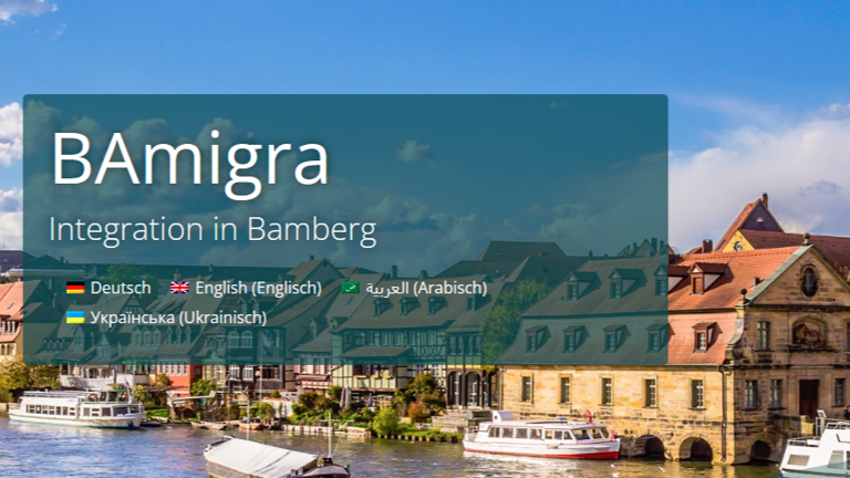BAmigra - Web-App mit allen Informationen für Geflüchtete in Bamberg