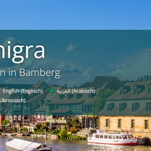 BAmigra - Web-App mit allen Informationen für Geflüchtete in Bamberg