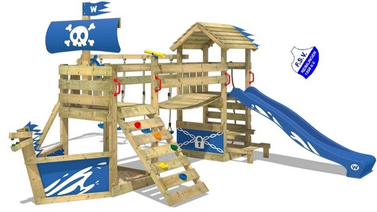 neuer Kinder-Spielturm für Sportgelände des FSV Reimlingen e.V.