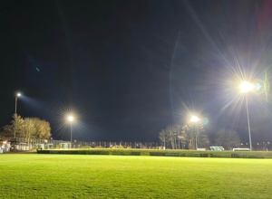 Neue LED Flutlichtanlage im Stadion an der Lortzingstraße