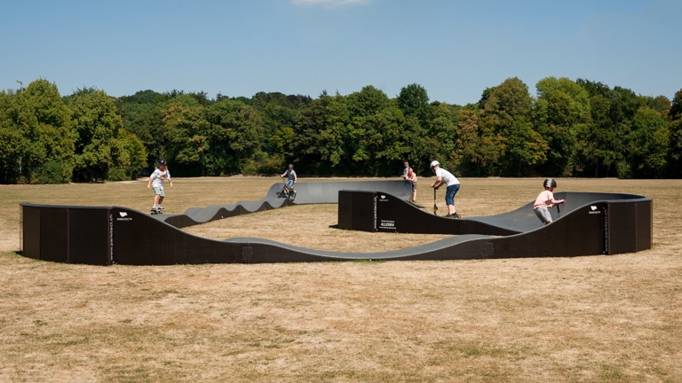 mobiler Pumptrack für das Westmünsterland
