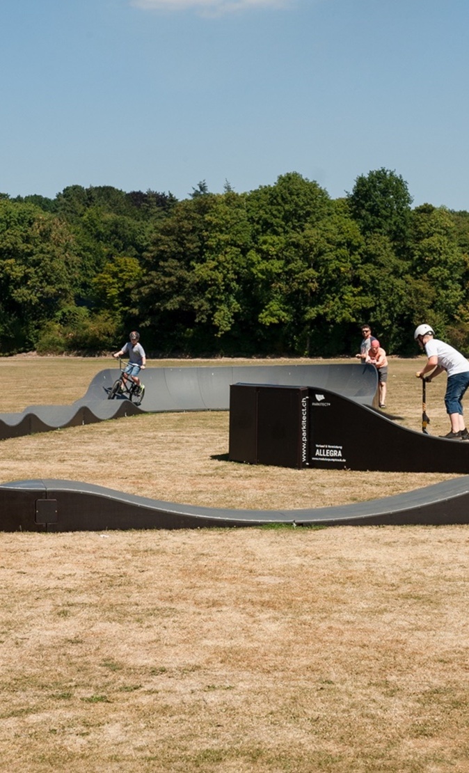 mobiler Pumptrack für das Westmünsterland