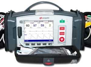 Defibrillator mit zusätzlicher EKG-Funktion HvO Aufseß – BRK
