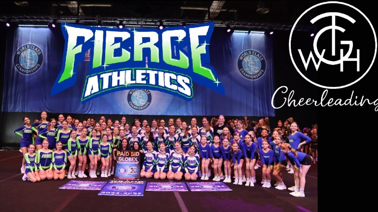 Wettkampfläufer für die Cheerleader der TGWH