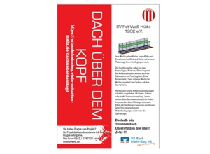 Tribünendach für den SV Rot-Weiß Hütte e.V.
