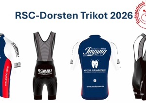 Neues Radsporttrikot für möglichst alle Mitglieder des RSC Dorsten