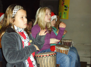 Trommelzauberprojekt der Marienschule Hauenhorst