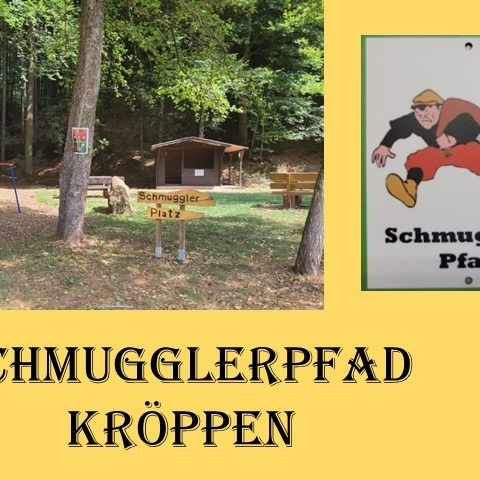 Holzfigur Schmuggler für Kröpper Schmugglerpfad