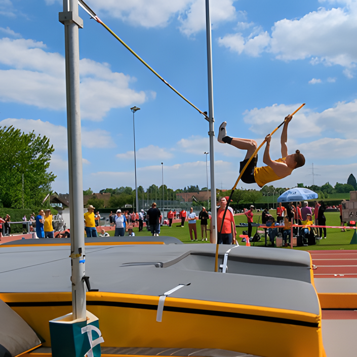 Stabhochsprung-Anlage für unsere Leichtathleten & Großevents
