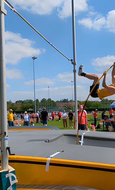 Stabhochsprung-Anlage für unsere Leichtathleten & Großevents