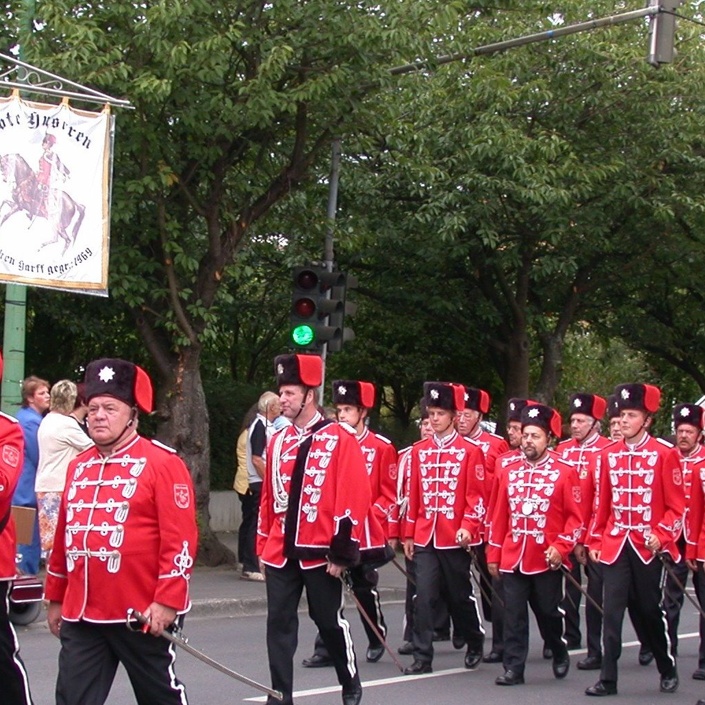 Neue Standarte für die Roten Husaren Morken Harff