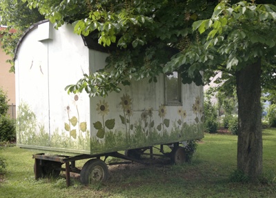 Unser Bauwagen soll wieder neu erstrahlen