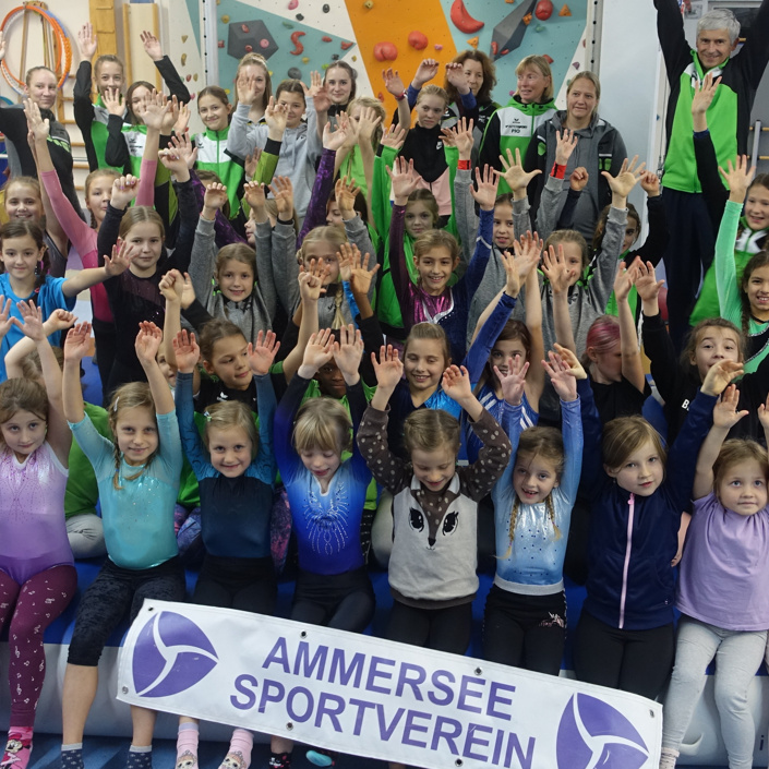 Vereinsfahne des Ammersee-Sportvereins