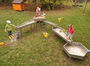 Wasseranlage für die Kinder der KiTa Sonnenschein
