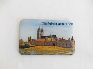 Magnetschild "Magdeburg anno 1630"